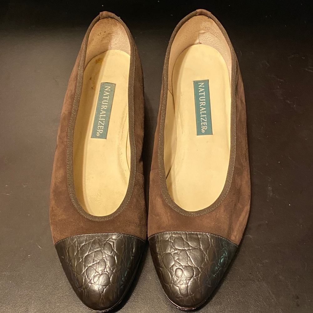 Naturalizer Chocolate and Ebony Loafers